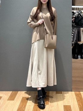 「Green　Parks（グリーンパークス）のアイテム」を使った、Green Parks officialさん（レディース・164cm）の秋コーディネート