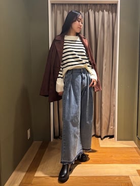 「Green　Parks（グリーンパークス）のアイテム」を使った、Green Parks officialさん（レディース・164cm）の秋コーディネート