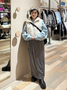 「アイテム（バッグ）」を使った、Green Parks officialさん（レディース・145cm）の冬コーディネート