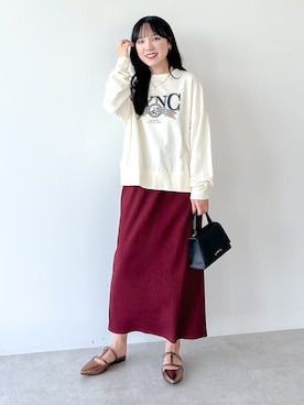 「Green　Parks（グリーンパークス）のアイテム」を使った、Green Parks officialさん（レディース・157cm）の秋コーディネート