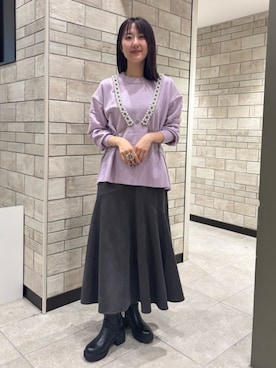 「Green　Parks（グリーンパークス）のアイテム」を使った、Green Parks officialさん（レディース・161cm）の秋コーディネート