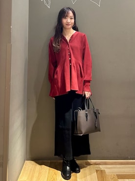 「Green　Parks（グリーンパークス）のアイテム」を使った、Green Parks officialさん（レディース・156cm）の秋コーディネート