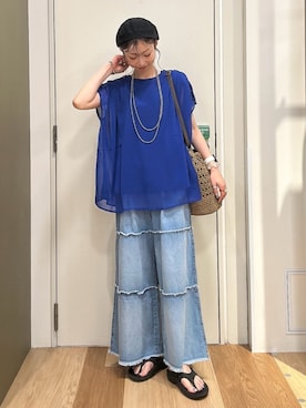 Green Parks officialさん（レディース・163cm）の夏コーディネート