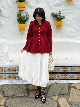 「Green　Parks（グリーンパークス）のアイテム」を使った、Green Parks officialさん（レディース・165cm）の秋コーディネート