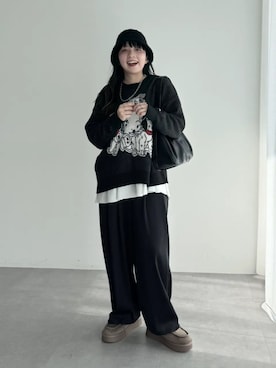 「Green　Parks（グリーンパークス）のアイテム」を使った、Green Parks officialさん（レディース・155cm）の秋コーディネート