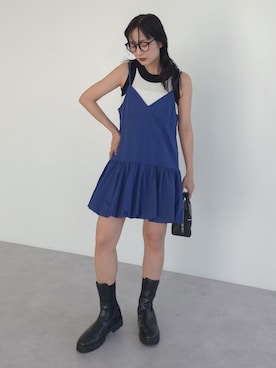 「バルーンスカート」｜Green Parks officialさん（レディース・159cm）の夏コーディネート