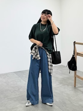 「Green　Parks（グリーンパークス）のアイテム」を使った、Green Parks officialさん（レディース・155cm）の秋コーディネート