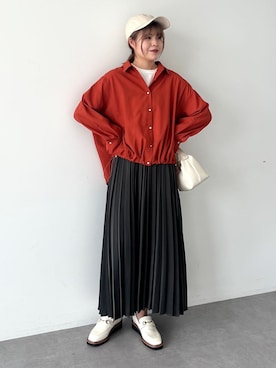 「Green　Parks（グリーンパークス）のアイテム」を使った、Green Parks officialさん（レディース・162cm）の秋コーディネート