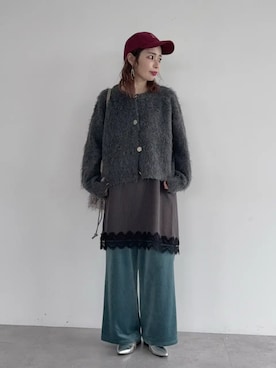 「Green　Parks（グリーンパークス）のアイテム」を使った、Green Parks officialさん（レディース・161cm）の秋コーディネート