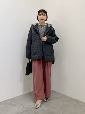 「Green　Parks（グリーンパークス）のアイテム」を使った、Green Parks officialさん（レディース・154cm）の秋コーディネート