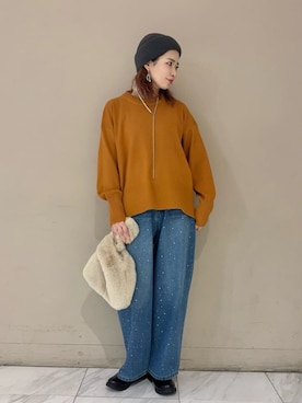 「Green　Parks（グリーンパークス）のアイテム」を使った、Green Parks officialさん（レディース・161cm）の秋コーディネート