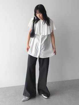 「Sugar spoon（シュガースプーン）のアイテム」を使った、Green Parks officialさん（レディース・159cm）の夏コーディネート