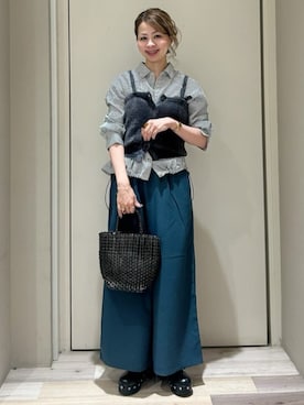 「Green　Parks（グリーンパークス）のアイテム」を使った、Green Parks officialさん（レディース・160cm）の秋コーディネート