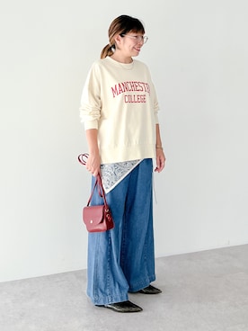 「Green　Parks（グリーンパークス）のアイテム」を使った、Green Parks officialさん（レディース・154cm）の秋コーディネート