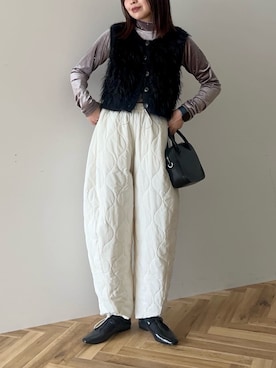 キルティングパンツ」の人気ファッションコーディネート - WEAR
