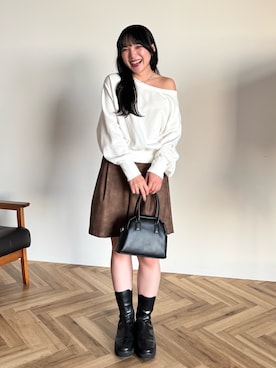 「Green　Parks（グリーンパークス）のアイテム（その他パンツ）」を使った、Green Parks officialさん（レディース・159cm）の秋コーディネート