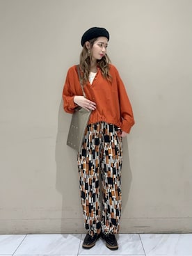 「Green　Parks（グリーンパークス）のアイテム」を使った、Green Parks officialさん（レディース・161cm）の秋コーディネート