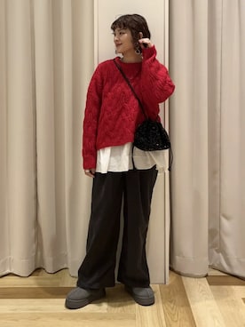 「Green　Parks（グリーンパークス）のアイテム」を使った、Green Parks officialさん（レディース・157cm）の秋コーディネート