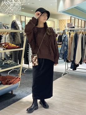 「Green　Parks（グリーンパークス）のアイテム」を使った、Green Parks officialさん（レディース・158cm）の秋コーディネート