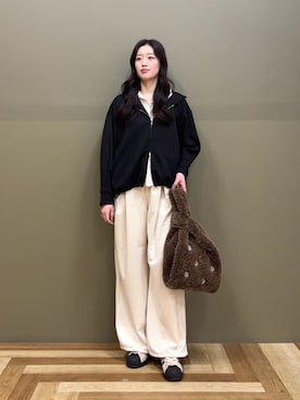 「Sugar spoon（シュガースプーン）のアイテム」を使った、Green Parks officialさん（レディース・167cm）の秋コーディネート