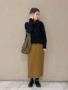「Green　Parks（グリーンパークス）のアイテム」を使った、Green Parks officialさん（レディース・161cm）の秋コーディネート