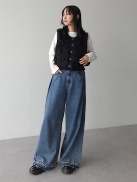 「Green　Parks（グリーンパークス）のアイテム」を使った、Green Parks officialさん（レディース・159cm）の秋コーディネート