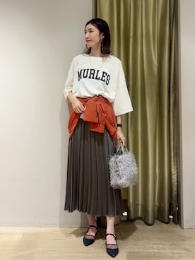 「Green　Parks（グリーンパークス）のアイテム」を使った、Green Parks officialさん（レディース・168cm）の秋コーディネート