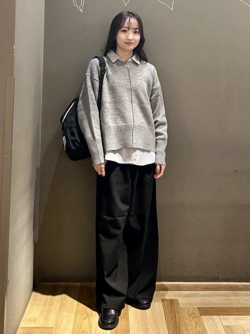 ホワイトインナーレギュラーカラーシャツ