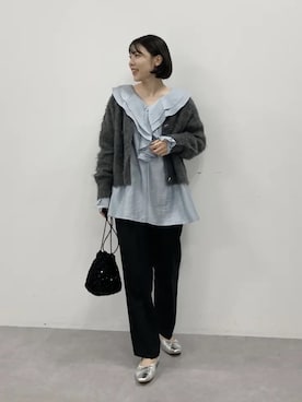 「Green　Parks（グリーンパークス）のアイテム」を使った、Green Parks officialさん（レディース・154cm）の秋コーディネート