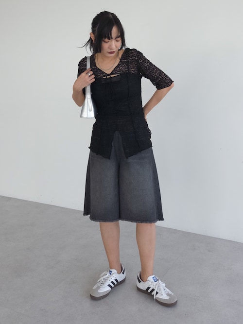 ADORE 黒 レース 半袖 トップス 楽天市場】3Dレースブラウス ADORE アドーア トップス シャツ