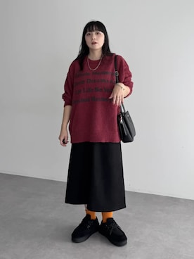 「アイテム（チュニック）」を使った、Green Parks officialさん（レディース・155cm）の秋コーディネート