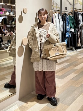 「アイテム（ジャケット/アウター）」を使った、Green Parks officialさん（レディース・145cm）の秋コーディネート