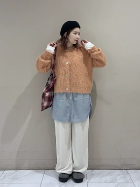 「Green　Parks（グリーンパークス）のアイテム」を使った、Green Parks officialさん（レディース・161cm）の秋コーディネート