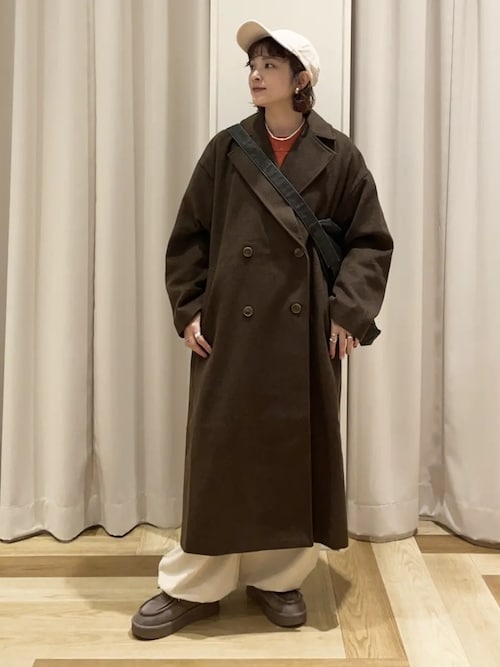 セール】2WAYステンカラーロングコート（ステンカラーコート）｜Green