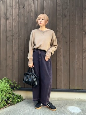 「Green　Parks（グリーンパークス）のアイテム」を使った、Green Parks officialさん（レディース・168cm）の秋コーディネート