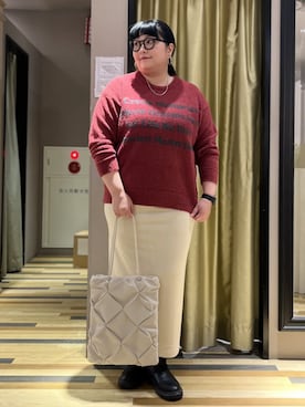 「アイテム（チュニック）」を使った、Green Parks officialさん（レディース・168cm）の冬コーディネート