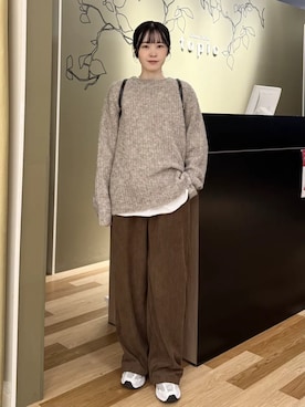 「Green　Parks（グリーンパークス）のアイテム」を使った、Green Parks officialさん（レディース・161cm）の秋コーディネート