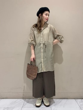 「Green　Parks（グリーンパークス）のアイテム」を使った、Green Parks officialさん（レディース・161cm）の秋コーディネート
