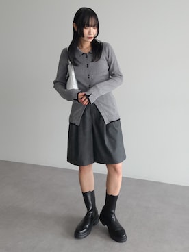 「Green　Parks（グリーンパークス）のアイテム（その他パンツ）」を使った、Green Parks officialさん（レディース・159cm）の秋コーディネート