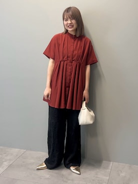 「Green　Parks（グリーンパークス）のアイテム」を使った、Green Parks officialさん（レディース・162cm）の秋コーディネート