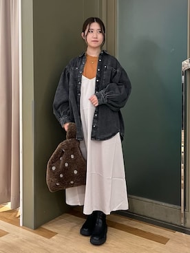 「Green　Parks（グリーンパークス）のアイテム」を使った、Green Parks officialさん（レディース・160cm）の秋コーディネート