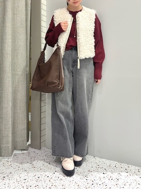 「Green　Parks（グリーンパークス）のアイテム」を使った、Green Parks officialさん（レディース・152cm）の秋コーディネート