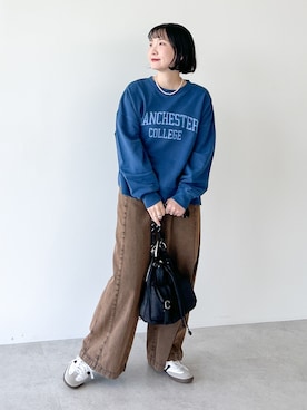 「Green　Parks（グリーンパークス）のアイテム」を使った、Green Parks officialさん（レディース・157cm）の秋コーディネート