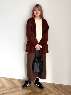 「Green　Parks（グリーンパークス）のアイテム」を使った、Green Parks officialさん（レディース・162cm）の秋コーディネート