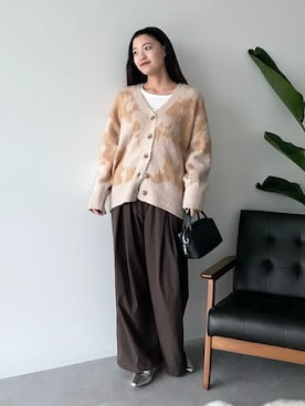 「Green　Parks（グリーンパークス）のアイテム」を使った、Green Parks officialさん（レディース・170cm）の秋コーディネート