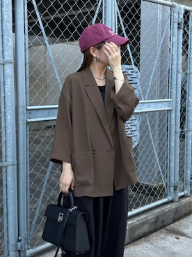 「Green　Parks（グリーンパークス）のアイテム」を使った、Green Parks officialさん（レディース・158cm）の夏コーディネート