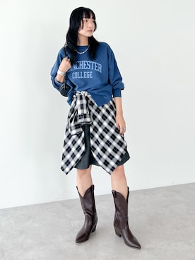 「Green　Parks（グリーンパークス）のアイテム」を使った、Green Parks officialさん（レディース・159cm）の秋コーディネート