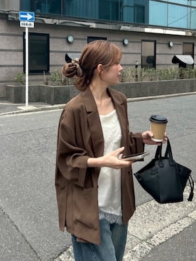 「Green　Parks（グリーンパークス）のアイテム」を使った、Green Parks officialさん（レディース・162cm）の夏コーディネート