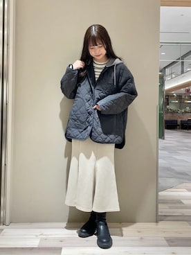 「Green　Parks（グリーンパークス）のアイテム」を使った、Green Parks officialさん（レディース・160cm）の秋コーディネート