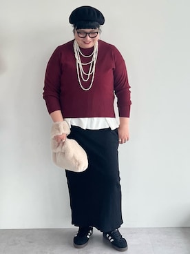 「Green　Parks（グリーンパークス）のアイテム（スカート）」を使った、Green Parks officialさん（レディース・168cm）の秋コーディネート